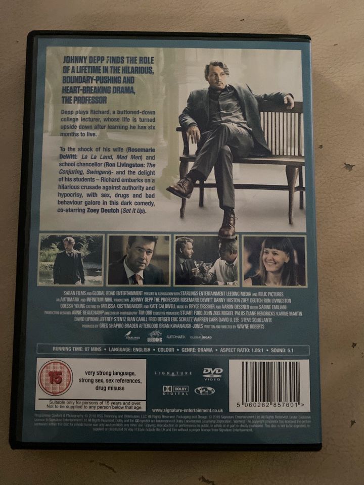 DVD The Professor mit Johnny Depp in Burglengenfeld