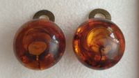 Bernstein Ohrclips Vintage 70er Rund Amber Sachsen - Herrnhut Vorschau