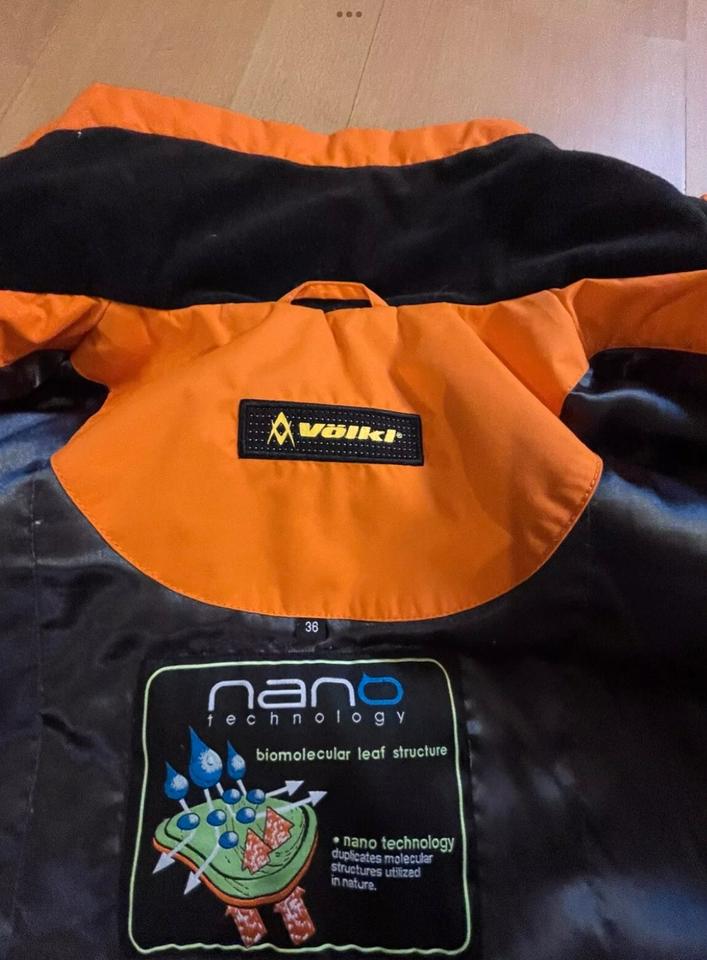 Skijacke,Jacke, VÖLKL, Gr S, 36, orange, funktionell, Retro in Hemer