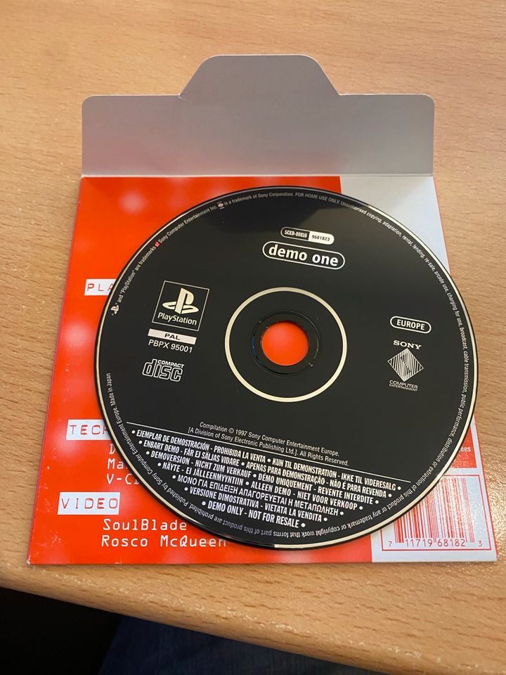 PS1 PSX Final Fantasy VII VIII IX 7 8 9 Demo Disc in Sandhausen