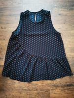 Top Bluse Shirt Mango dunkelblau Weinrot Muster Ornamente Bayern - Traunstein Vorschau
