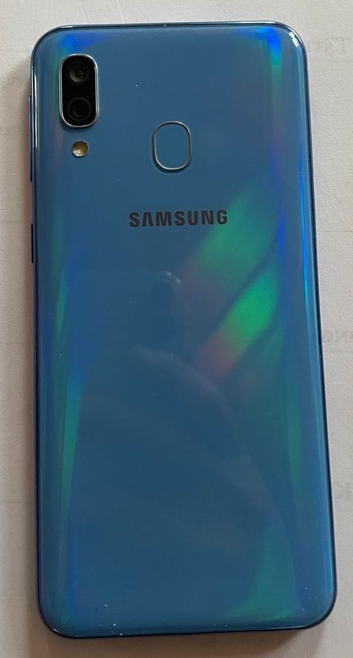 Samsung Galaxy A 40 64 GB  blau Top Zustand in Mitterteich