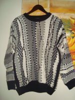 Einzigartiger Vintage Pullover im Mustermix Gr.44/46 Sachsen-Anhalt - Eisleben Vorschau