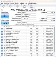 Festplatte Western Digital WD5000AAKS-75V 500GB SATA III 3.5 Zoll Saarland - Gersheim Vorschau
