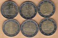 Gedenkmünzen Deutschland 2 Euro (2014-2021). 6 Münzen für Sammler Niedersachsen - Laatzen Vorschau