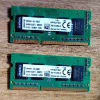 Kingston 4Gb Ram *2x Riegel 2Gb DDR3-1600 SO-DIMM, Notebook Stuttgart - Stuttgart-West Vorschau