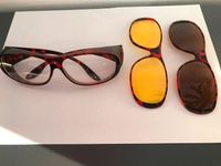 Überbrille / Sonnenbrille mit 2 Aufsätzen - Top Zustand Bayern - Neustadt b.Coburg Vorschau