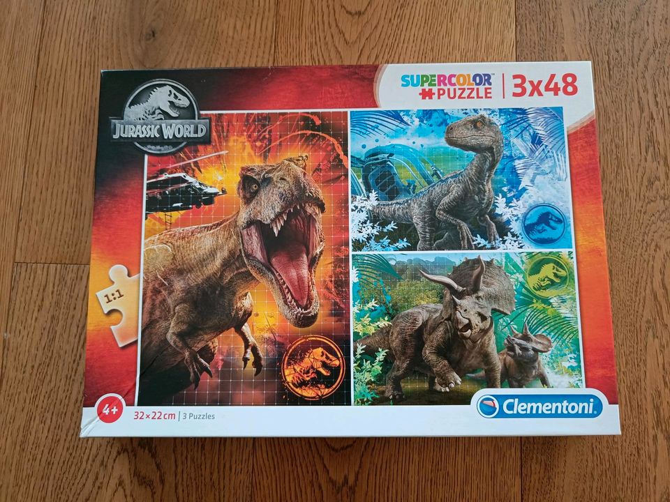 Puzzle Dino, Jurassic Wold, 3x48 Teile, 4+ Jahre in Kösching