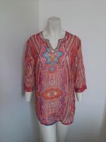 Tunika Bluse 38 M pink rosa bunt Paisley Paisleymuster Pailletten Dortmund - Innenstadt-West Vorschau