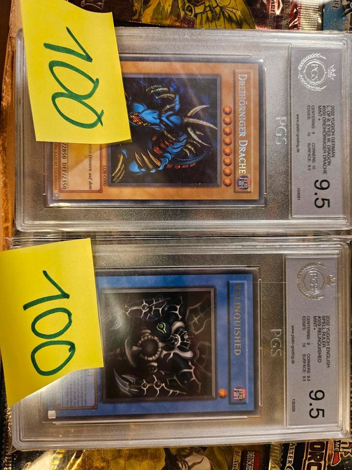 Yugioh High Rare Karten gegradet PSA PGS in Osterhofen