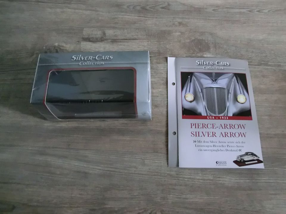 Pierce, Arrow, Silver Arrow, 1933, Atlas, Silver Cars, NEU, OVP in Sommerland