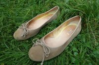 Paul Green Ballerina, Gr 40 / 41, Leder , beige braun grau Baden-Württemberg - Ravensburg Vorschau