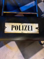Polizei, Emaille, Emailleschild, Metallschild, Schild, B Duisburg - Rheinhausen Vorschau