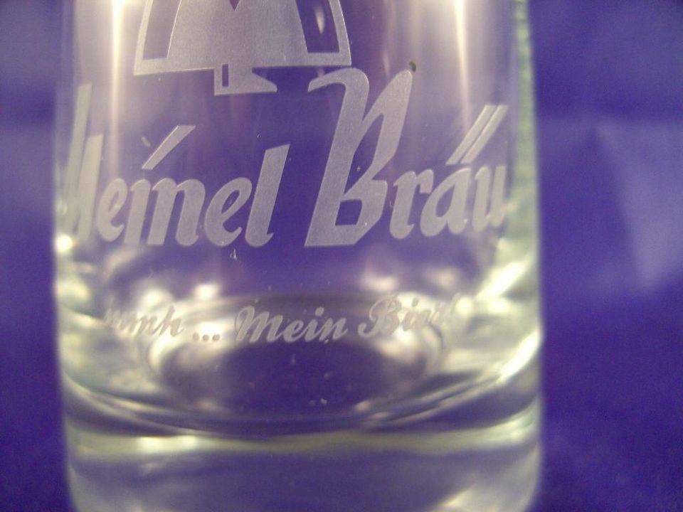 Meinel Bräu Bierglas 0,2l Meinel mmh...mein Bier in Trogen