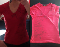 Zero Shirt / Top mit V-Ausschnitt Blumendruck Kr. München - Garching b München Vorschau