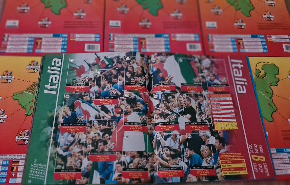 Panini Euro 2000 EM 00 / 6 X Leeralbum Empty-Album Sammelalbum in Mönchengladbach