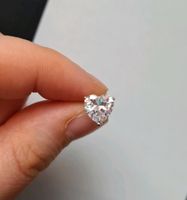 925 Silber Sterling Ohrringe Zirkonia Herz Funkelnd Wie Neu Bayern - Schwandorf Vorschau