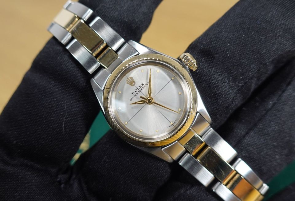 ROLEX 25 mm ZEPHYR Oyster Perpetual Lady Ref. 6621 Oysterband in Gerblinghausen