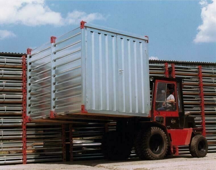 6x2m Schnellbaucontainer 2 flgl. Tür mit Holzboden Lagercontainer in Laatzen