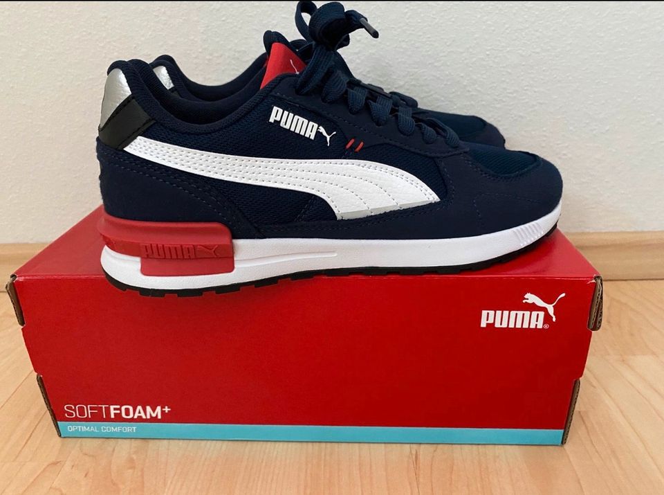 Puma Sneaker/Turnschuhe Gr 37, blau, Graviton Jr. in Paderborn