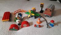 Lego Duplo Konvolut, Flugzeug, Motorrad, 3 Figuren, Eisenbahnwagg West - Sossenheim Vorschau