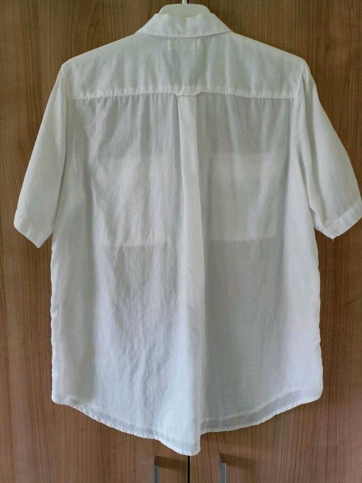 Bluse Kurzarm Kurzarmbluse weiß H&M Gr. 38 in Celle