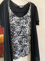 NKD Damen Shirt / T-Shirt mit angenähter Weste , Gr.44 Niedersachsen - Goslar Vorschau