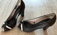 Tommy Hilfiger- Peep Toes, Schwarz/weiß, Größe 41 Rostock - Reutershagen Vorschau