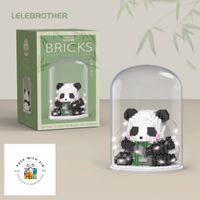 Panda Bausteine mit Staubschutzlampenschirm und Lampenkette Hannover - Misburg-Anderten Vorschau