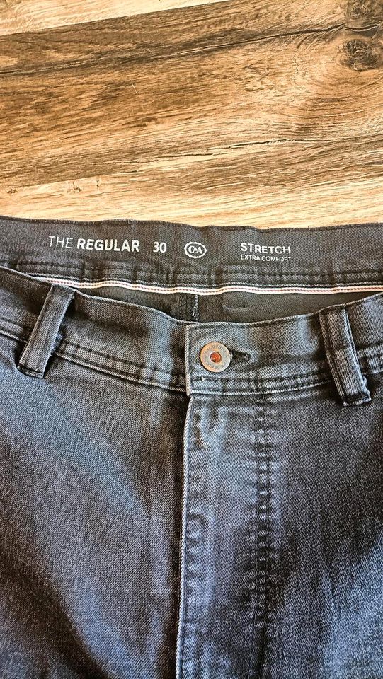 Herren Jeans schwarz Gr. 30 (60) in Nalbach