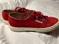 Superga Sneaker Leder rot Bayern - Memmingen Vorschau