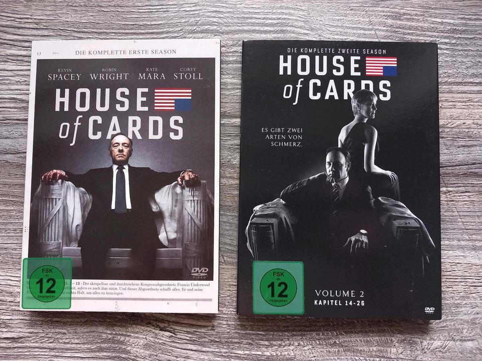 "House of Cards" DVD Staffeln 1-4 mit Kevin Spacey in Lengerich