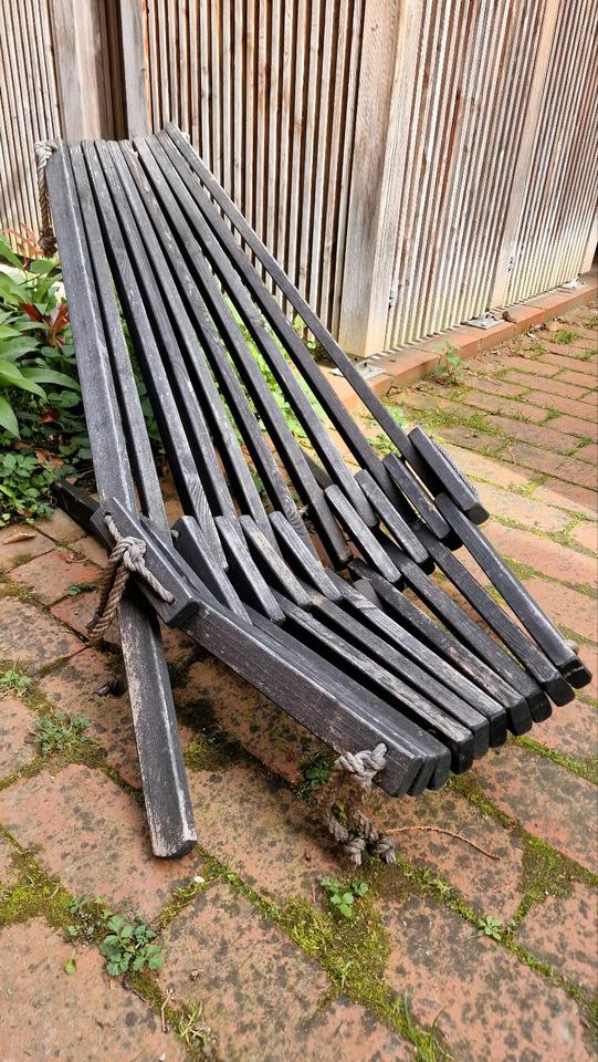 EcoFurn EcoChair Relax-Liegestuhl Gartenmöbel Loungemöbel schwarz in Garching b München