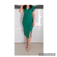 Sehr schöne Cocktailkleid mit Gürtel und Schliz gr36 Hessen - Pohlheim Vorschau