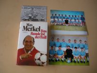 Max Merkel - Der Meistertrainer - Buch + AK signiert + 2 Großfoto Bayern - Deggendorf Vorschau