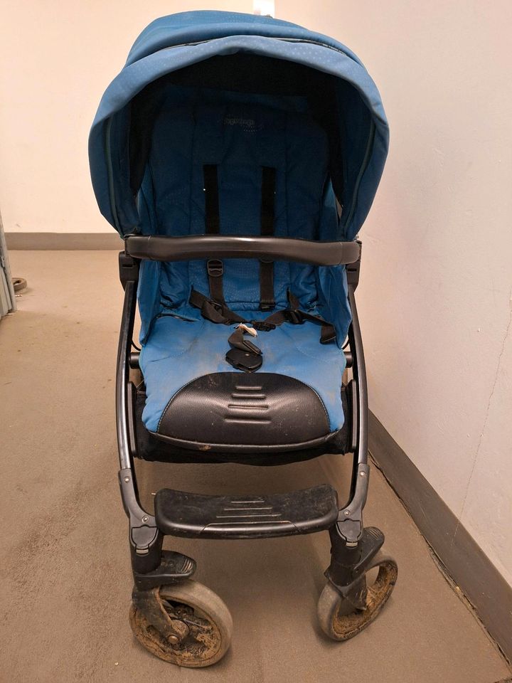 Peg-Perego Book Buggy Räder, türkisen Sitzbezug, Ersatzteile in Krefeld