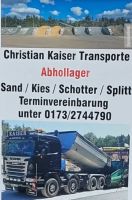 **ABHOLLAGER**für Sand Kies Splitt Schotter - Lieferung möglich Bayern - Wernberg-Köblitz Vorschau