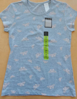 T-Shirt mit modischem Print Schmetterling grau rosa Gr. S/36 Neu Baden-Württemberg - Roigheim Vorschau