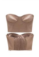 Blogger Zara Bustier top Kunstleder neu crop Rheinland-Pfalz - Wassenach Vorschau