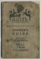 ARIEL Huntmaster FH 650, Owner's Guide, Handbuch, gebraucht Bayern - Schernfeld Vorschau