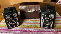 Zwei antike Agfa-Box Kameras mit Ledertasche Baden-Württemberg - Wehr Vorschau