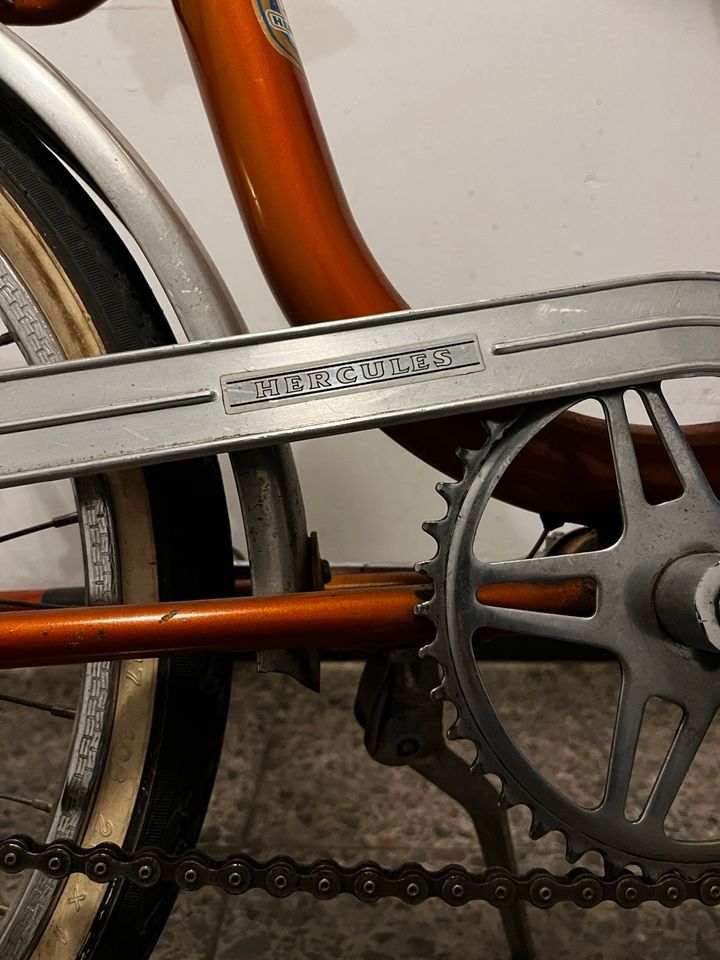 Klapprad Vintage Retro Fahrrad von Hercules orange in Köln