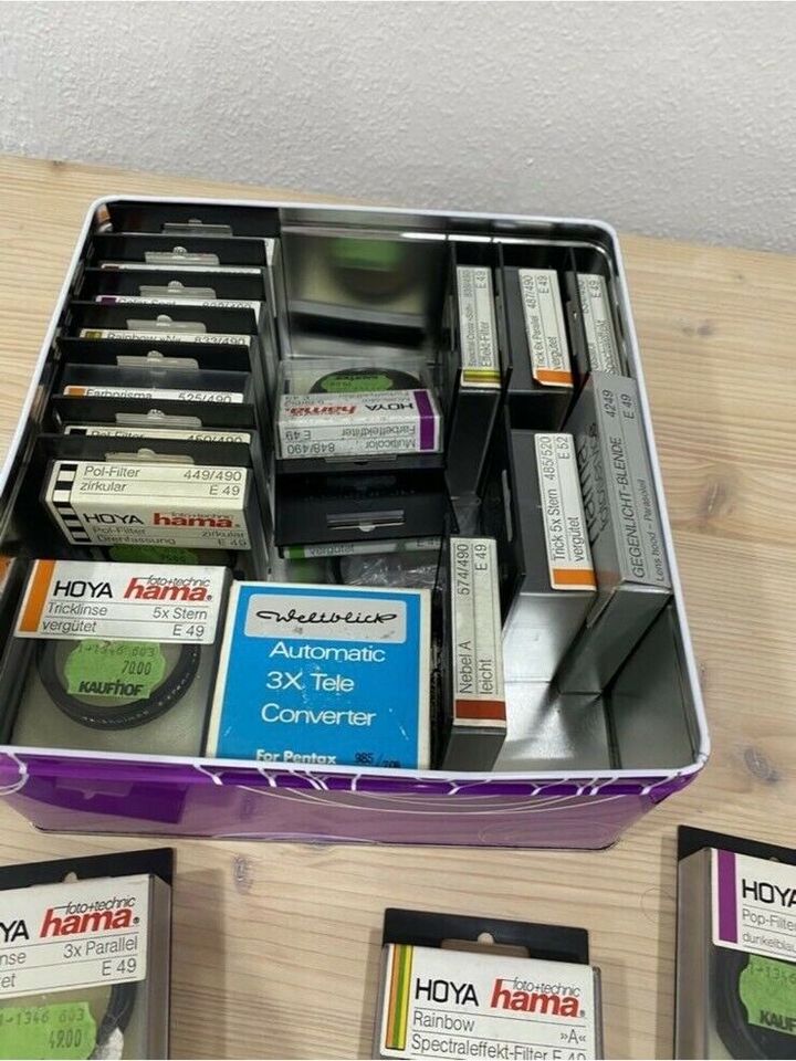 Foto Zubehör Filter Retro komplette Box zu verkaufen mit Inhalt in Bad Wimpfen