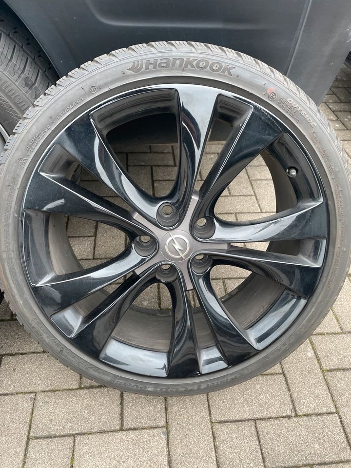 20 Zoll Alufelgen Opel 5 x 120 ET 45 + Winterreifen in Gescher