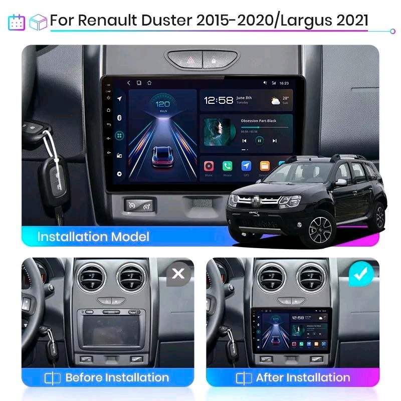 Android Autoradio Renault Duster 2015-2020 Für LADA Largus 2021 in Burghausen