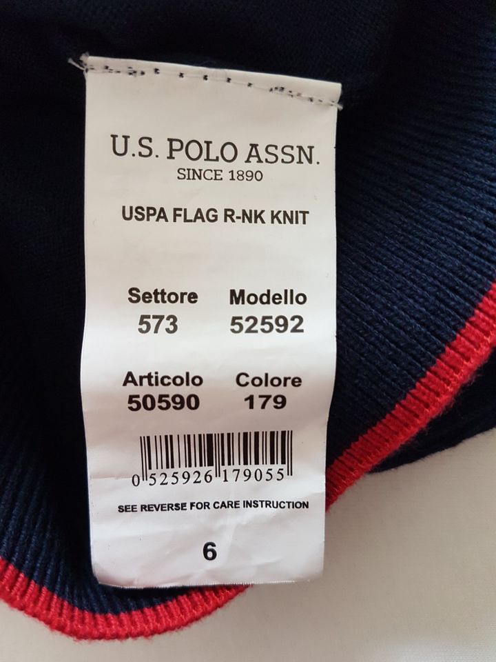 U.S. POLO ASSN., Pullover, Strick, Baumwolle mit Kaschmir, 116 in Hückelhoven