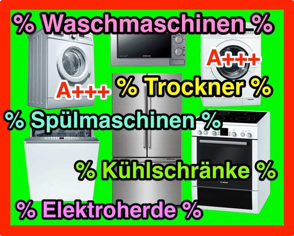 ** Toplader ** Kühlkombination ** Elektroherd ** Waschtrockner ** in Düsseldorf