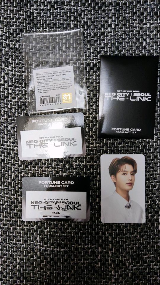 NCT 127 Neo City: Seoul the Link Fortune Photocard Jungwoo WayV in Kirtorf