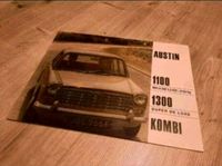 Austin 1100 1300 Prospekt Zeitschrift Werbung Youngtimer Kombi Nordrhein-Westfalen - Soest Vorschau