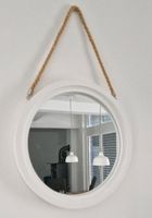 Runder Spiegel mit Holzrahmen und Seil, Maritim, Scandi ø 34,5 cm Baden-Württemberg - Güglingen Vorschau